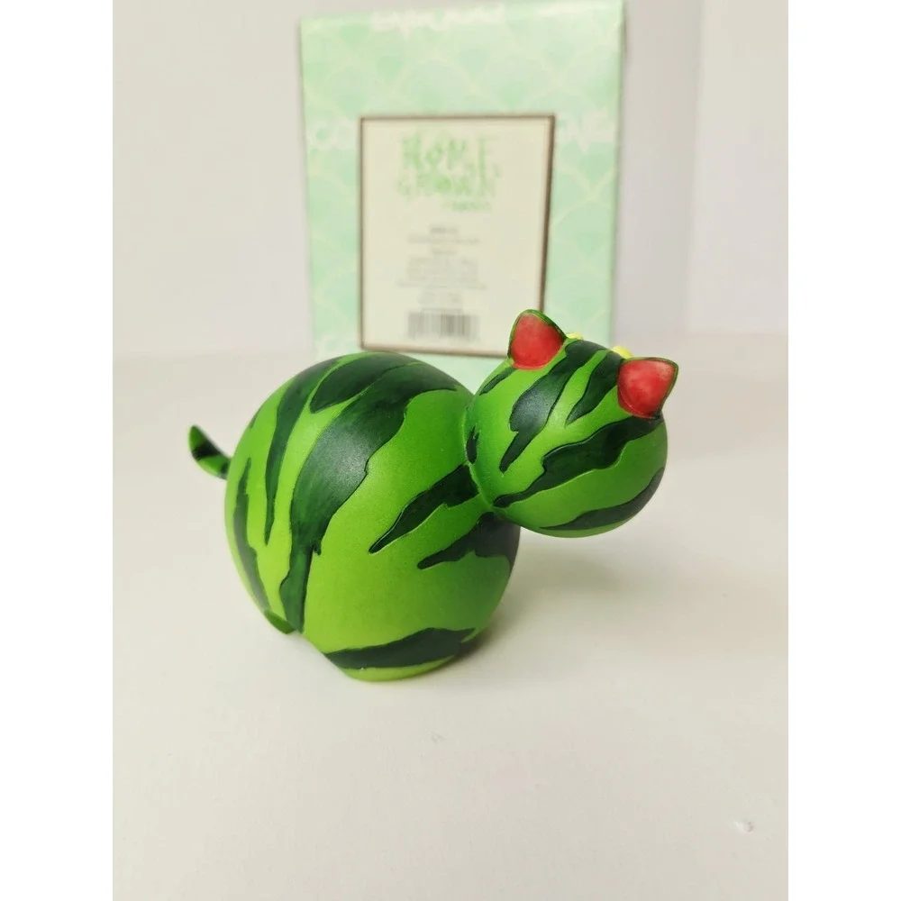 Enesco Home Grown figurine w/ box Watermelon Cat
